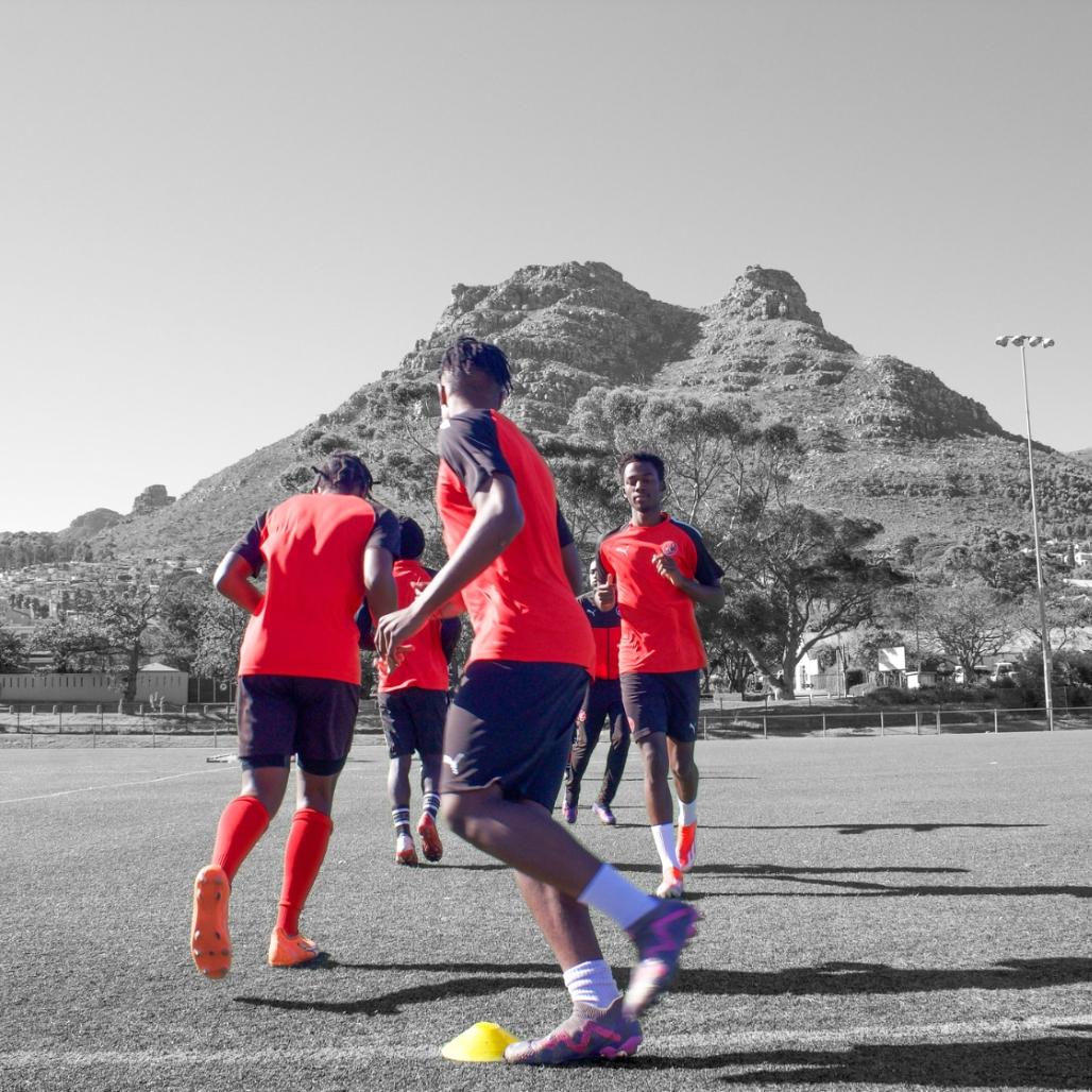 Picture of the players at the HBUFC Dream Factory